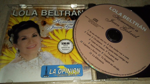 Lola Beltrán Cd Homenaje A Juan Gabriel