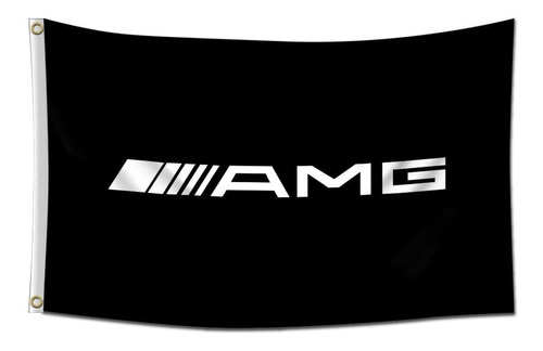 Bandera Amg De 3 X 5 Pies Para Deportes De Motor De Carreras