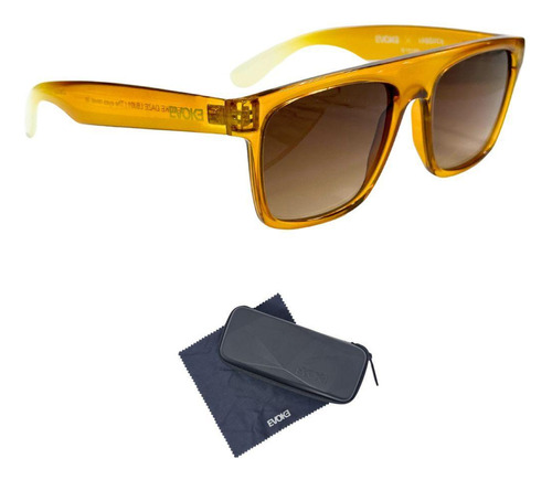 Óculos De Sol Evoke X Layback Daze Lbj01 Yellow Crystal