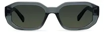 Comprar Lentes De Sol Meller - Kessie Fossil Olive Color de la lente Verde oscuro Color de la varilla Gris oscuro Color del armazón Gris oscuro