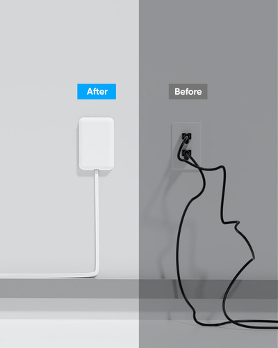 Cabo De Extensão Plano Power Strip Olcorife 8 Tomadas 4 Usb