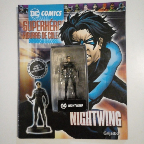 Revista + Figura Coleccionable Dc Comics. Nightwing.