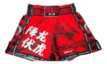Comprar Short Deportivo Para Artes Marciales Rojo Dragon L