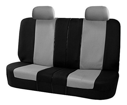 Fundas De Asiento Fh-fb051r012, Gris/negro, División 40/60