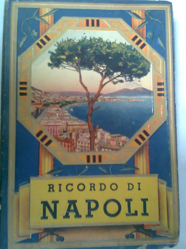 Libro Fotos De Recuerdo De Napoles Italia Antiguas Tipo Tarj