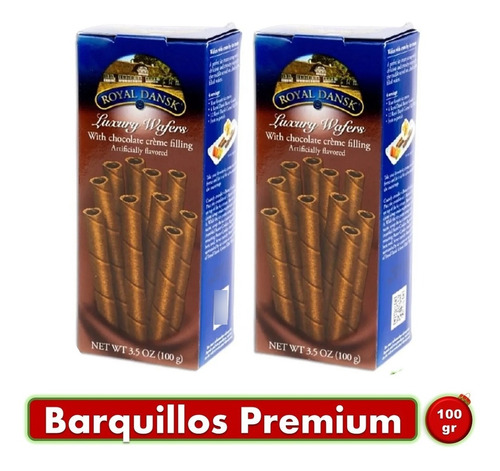 Barquillos Royal Dansk Sabor Vainilla 1 - Kg a $256