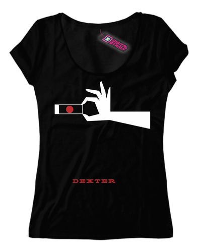 Remera Mujer Dexter Serie Tv Mano S24 Dtg Premium