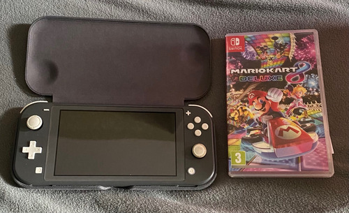 Consola De Nintendo Switch Lite Grey En Perfecto Estado (Usado)