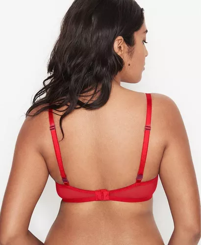 Sujetador push up rojo inmersión para mujer Victoria Secret talla 34DD