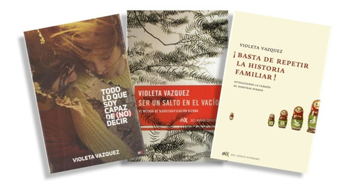 ** Combo 3 Libros Violeta Vázquez ** Basta + Todo + Ser 