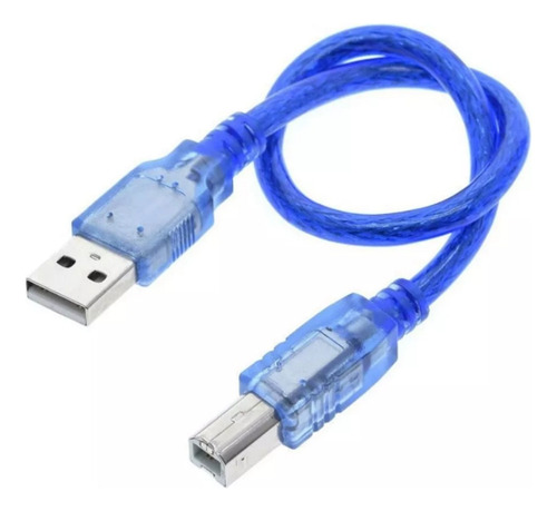 Cable Usb 30cm A/b 2.0 Mallado Multifuncion 