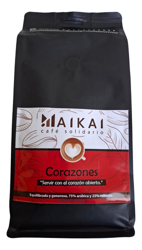 Café Premium Maikai Corazones 250g / Grano Y Molido