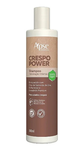 Shampoo Crespo Power 300ml - Apse