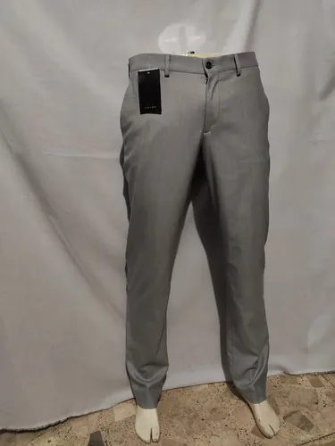 Pantalon gris zara homme sale