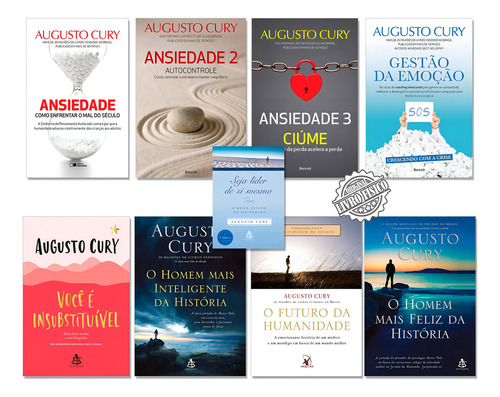 Seja Lider De Si Mesmo: Como Enfrentar O Mal Do Século, De Augusto Cury. Autoajuda, Vol. 9 Volumes. Editorial Editora Sextante, Tapa Mole, Edición 1ª Edição En Português, 2020