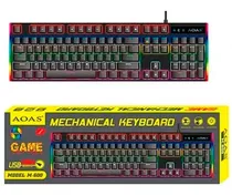 Comprar Teclado Gamer Mecanico Retroiluminado Aoas M600 08565 Color del teclado Negro