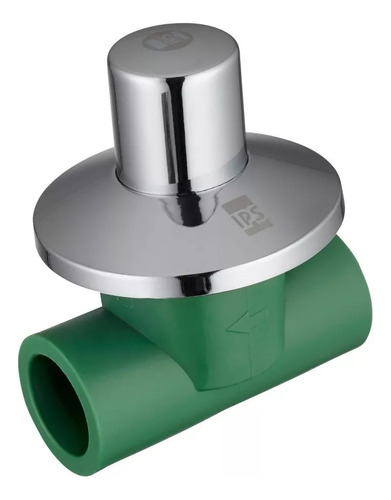 Llave De Paso 32 Cabezal Metalico Termofusion Verde Agua Ips