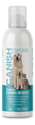 Canish Shampoo Espuma En Seca Para Perro Y Gato 160gr