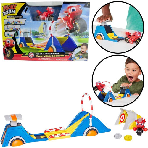 Boneco Ricky Zoom - Speed Playset Pista De Lançamento Sunny