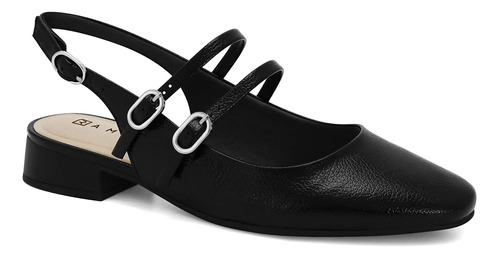 Sapato Slingback Ramarim Feminino Estiloso Elegante Moderno