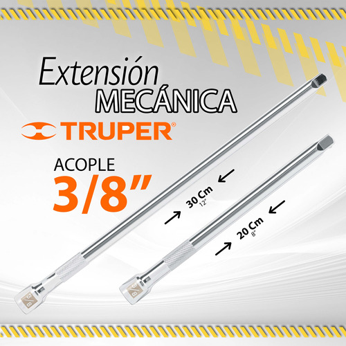 Extension Mecanica Truper 3/8x8(000001251) 3/8x12(08055)