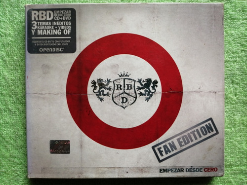 Eam Cd + Dvd Rbd Empezar Desde Cero 2007 Fan Edition + Bonus