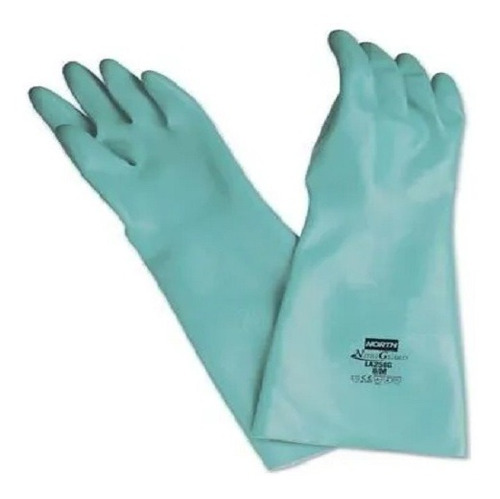 Guantes De Trabajo Nitrilo Espesor:0.64mm Largo:45cm Industr