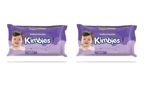 Kimbies Toallitas Húmedas Para Bebés X 48 Unidades Pack X2u 