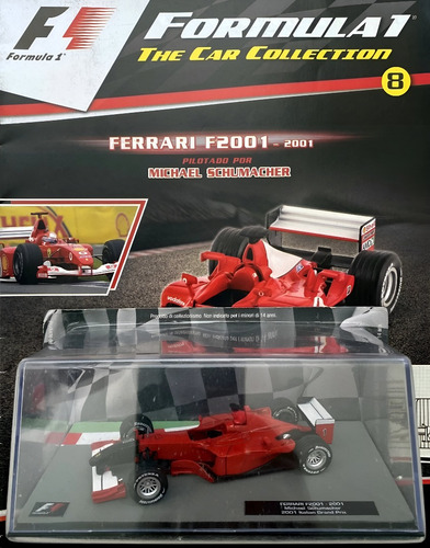 Ferrari F2001 (2001) Michael Schumacher 1/43 F1 Ixo Rojo (Usado)