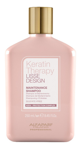 Alfaparf Liss Design Keratin Shampoo Sin Sulfato 250ml Local