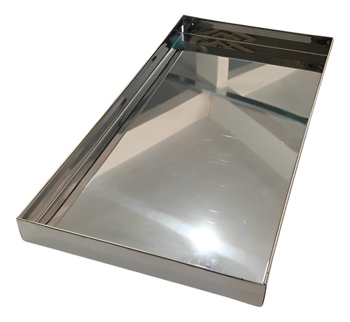 Kit 10 Bandejas Inox Estufa Salgados 30x15