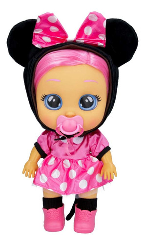 Boneca Cry Babies Dressy Minnie Multikids