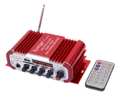 Amplificador De Energía De Micrófono Dc12v For Usb Sd/mp3 Fo