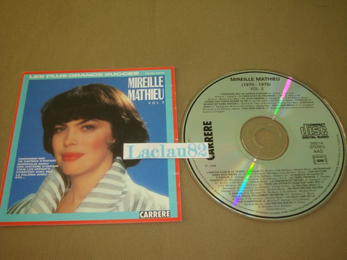 Mireille Mathieu 1970-1975 - Vol 2 Carrere 1988 Cd Francia