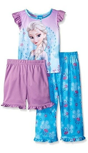 Pijama, Disney, Frozen, 3 Pieza, Talla 2