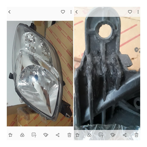 Faro Derecho Con Detalle Original Toyota Yaris Sport 06/09