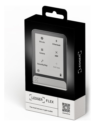 Crypto Wallet Ledger Flex Secure, Pantalla Táctil De Tinta E