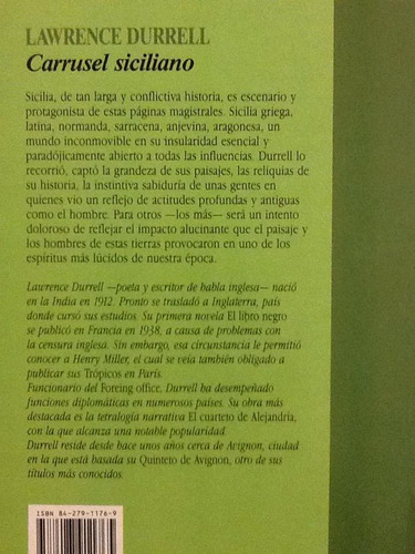 Carrusel Siciliano - Lawrence Durrell
