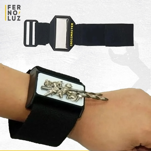 Pulsera Magnética Imán Sujeta Porta Tornillos Tuercas Clavos