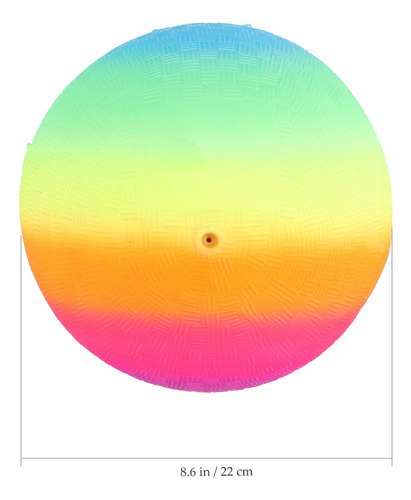 M Divertida Pelota Inflable De Color Arcoíris, Juguete De