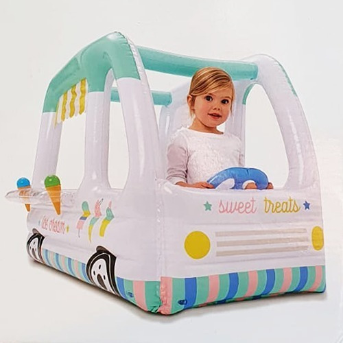 Pelotero Inflable, Carrito De Helados. El Precio + Bajo. 