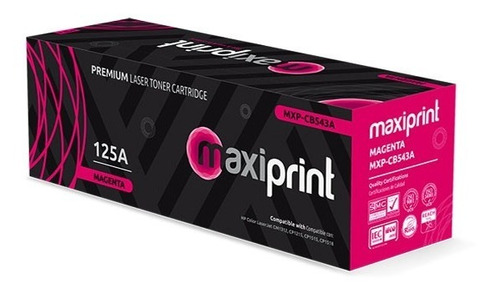 Toner Maxiprint Compatible Con Hp Cb543a  Td