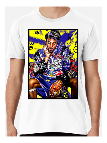 Playera O Blusa Kobe Bryant En Blanco Y Negro