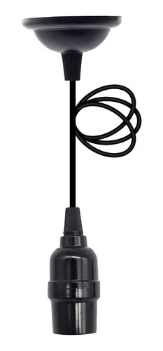 Lampara Colgante Cable Luz Industrial Edison Kit Una E26