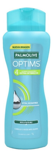Shampoo Palmolive Optims 2 En 1 Acond. Extra Intensivo 1 Ltr