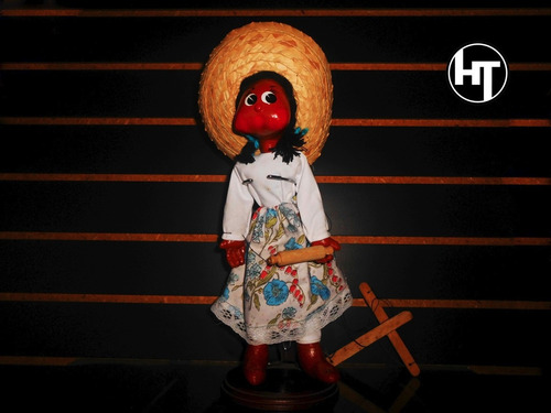Imagen 3 de 10 de Hermosas Marionetas, Con Ropa De Tela, Pareja Mexicana