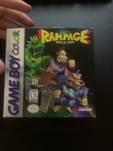 Rampage World Tour Game Boy Color Caja