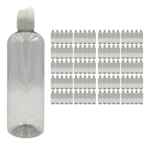 Botella Pet Boston 1 Litro Con Tapa Disc Top 100 Pz Envase