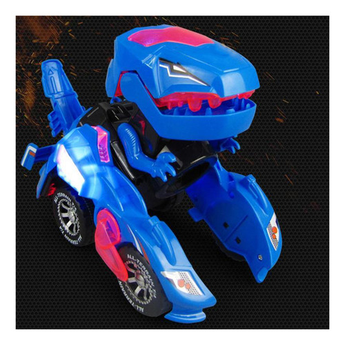 Imagen 9 de 10 de Auto Con Luces Que Se Transforma En Dinosaurio Deformación