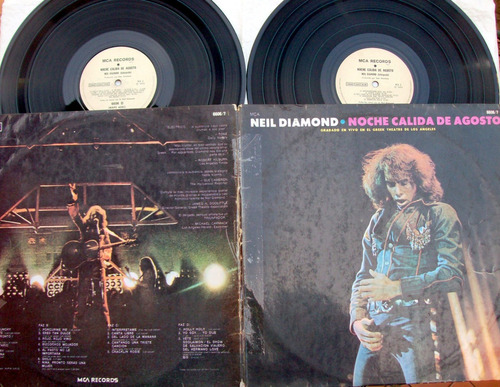 Neil Diamond - Noche Cálida De Agosto / Album Doble 1973 Vg+